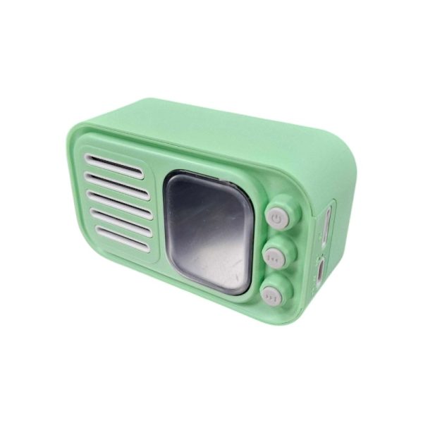 Bluetooth тонколонка с дигитален екран - WS-501 - 811788 - Зелена