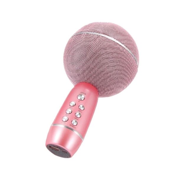 Безжичен караоке микрофон - YS-08 - 885239 - Розов