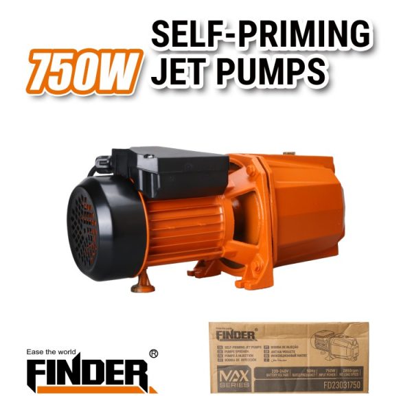 Помпа за повърхностна вода - 750W - JET100A - Finder - 197421