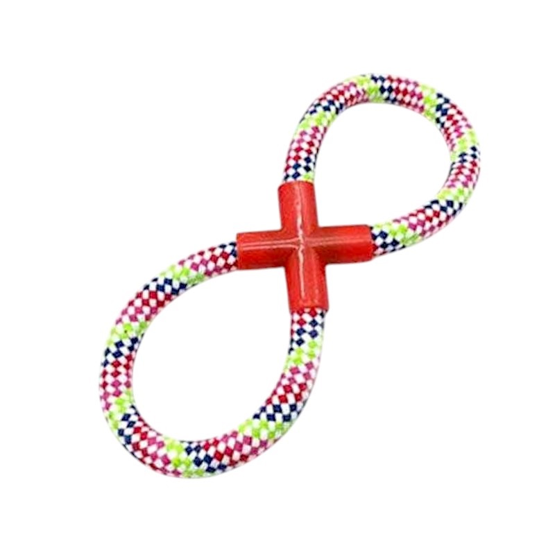 Въжена играчка за кучета - 26 см - 12 бр - 550566