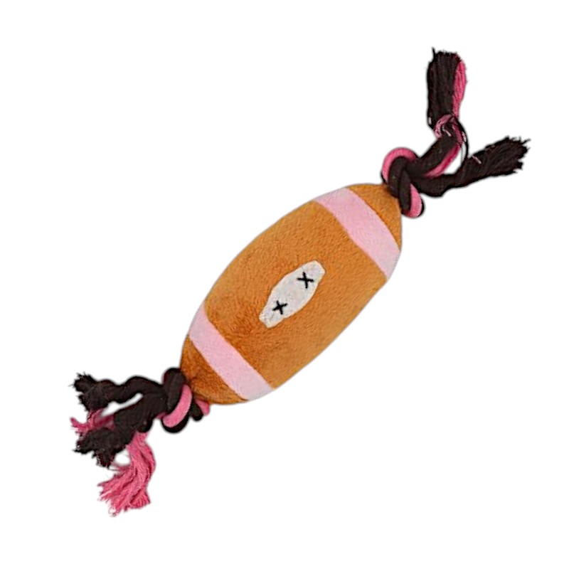 Плюшена играчка за кучета с въже – 39x10 см – 550705