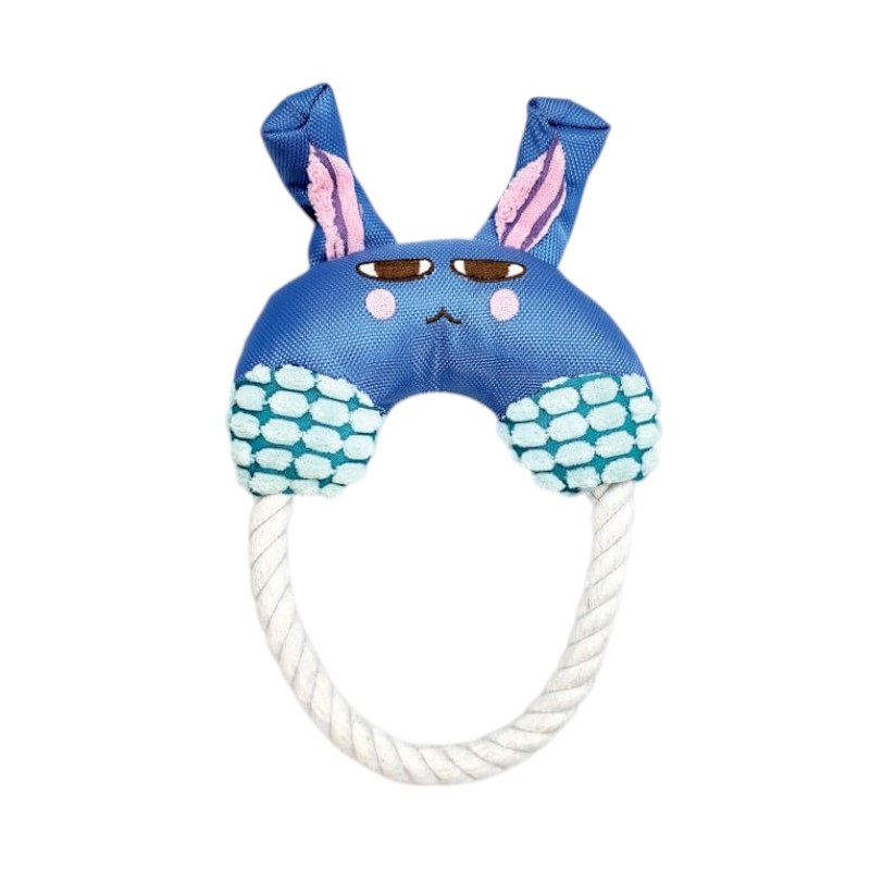 Текстилна играчка с въже за кучета – 20x14см – 550752