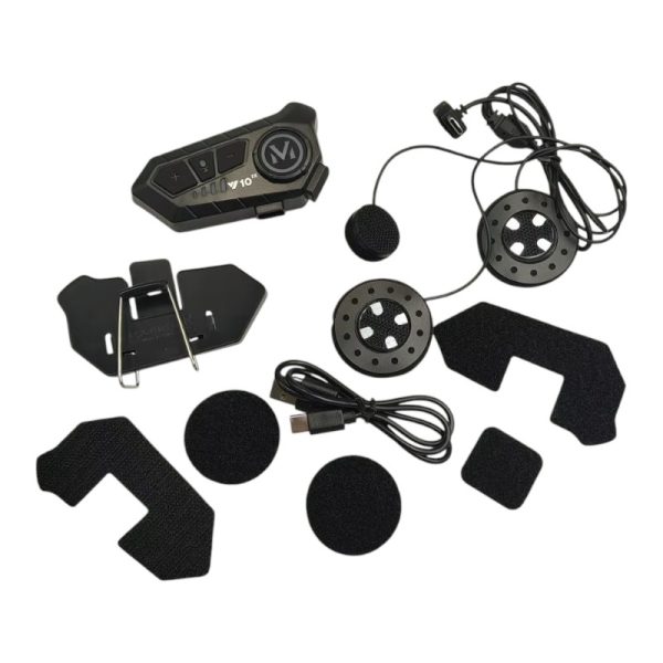 Безжичен интерком за мотоциклетна каска - Bluetooth - Y10-2X - 811696
