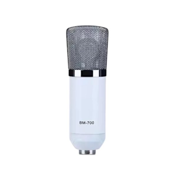 Кондензаторен микрофон - BM-700 - 881278 - Бял