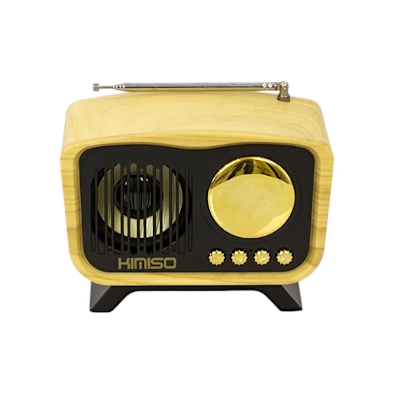 Безжична Bluetooth тонколонка - Ретро - KM-6 - 886366 - Жълта