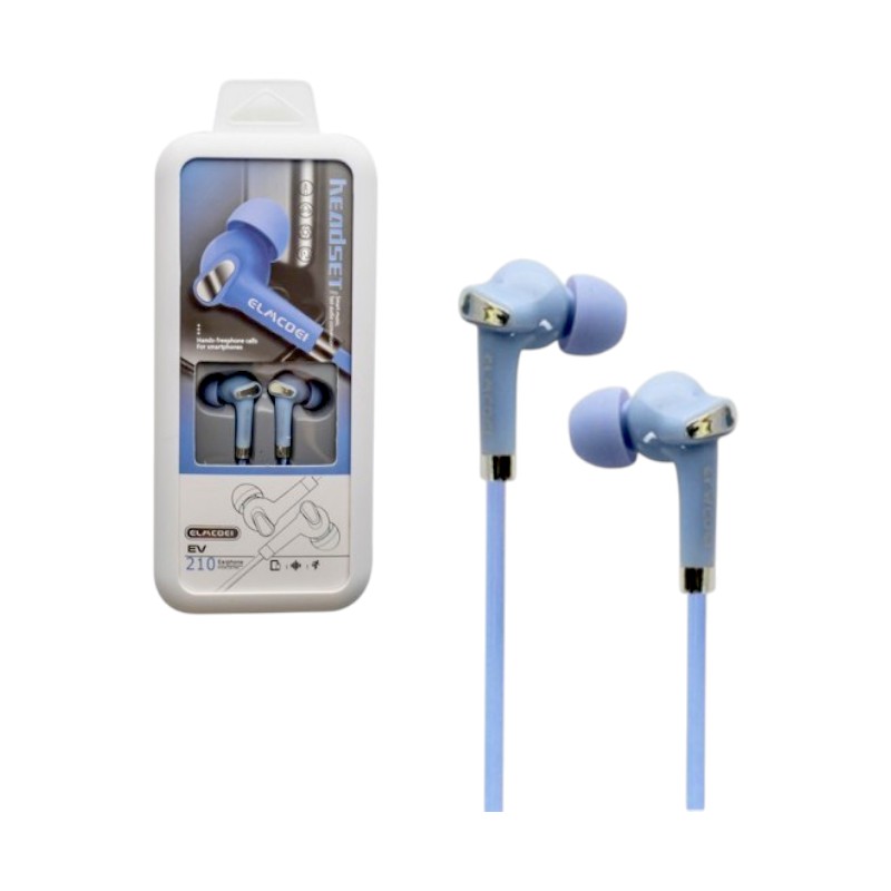 Кабелни слушалки - EV-210 - 202340 - Сини