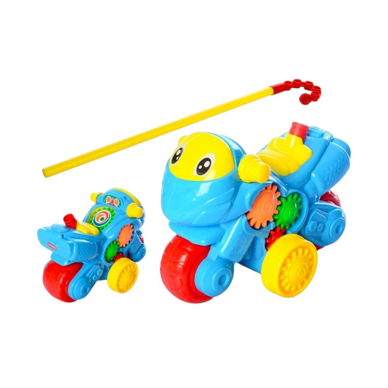 Играчка за бутане - Мотоциклет - 0377 - 117280 - Синя