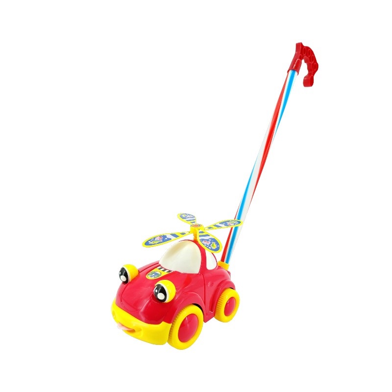 Играчка за бутане - Количка за перки - 373 - 117282 - Червена