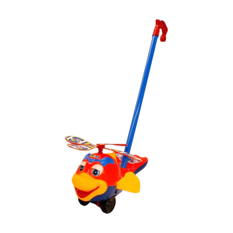 Играчка за бутане - Риба - 328 - 117283 - Червена