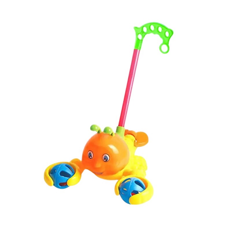 Играчка за бутане - Рак - 198-13 - 117295 - Жълто/оранжево