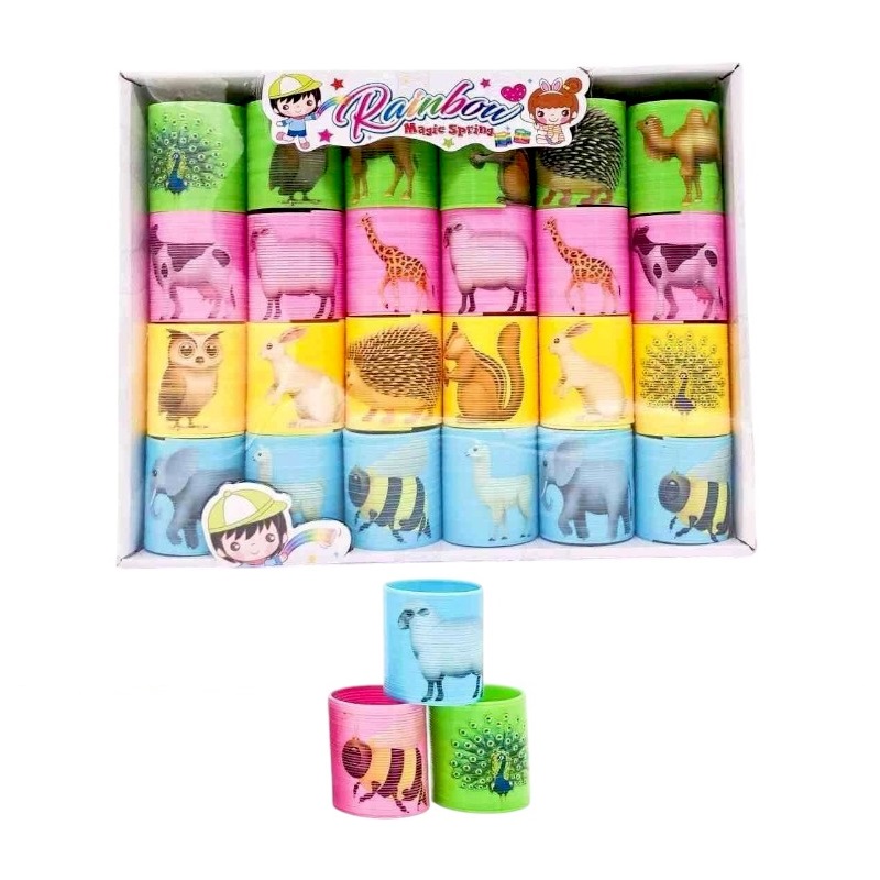 Интерактивна играчка - Спирали с животни - 24 бр - SM45-284 - 215288