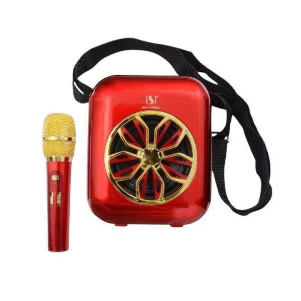 Bluetooth тонколонка с микрофон - YS-A20 - 887103 - Червена