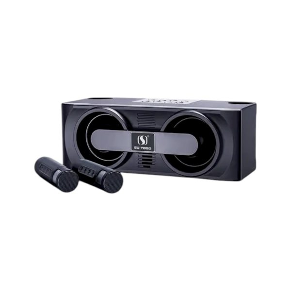 Bluetooth тонколонка с два микрофона - YS-205 - 887226 - Черна