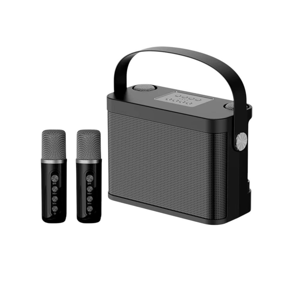 Bluetooth тонколонка с два микрофона - YS-219 - 887240 - Черна