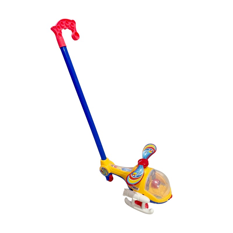 Играчка за бутане - Самолет - 8581A - 117270 - Жълт