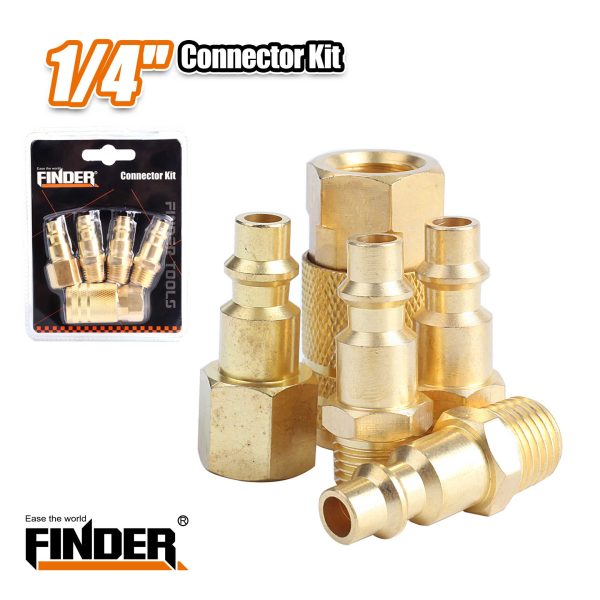 Комплект бързи конектори за въздушен компресор - FXZ-002 - 5pcs - Finder - 194108