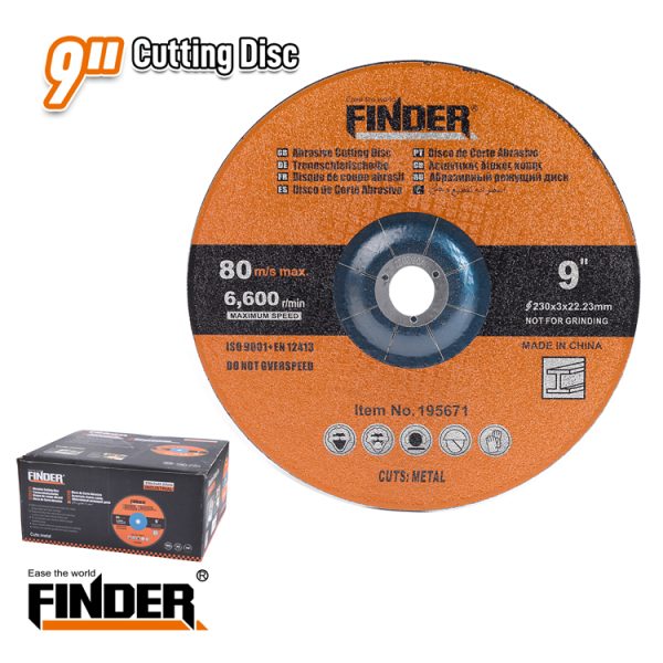 Режещ диск за желязо/метали - 9"" - Finder - 195671