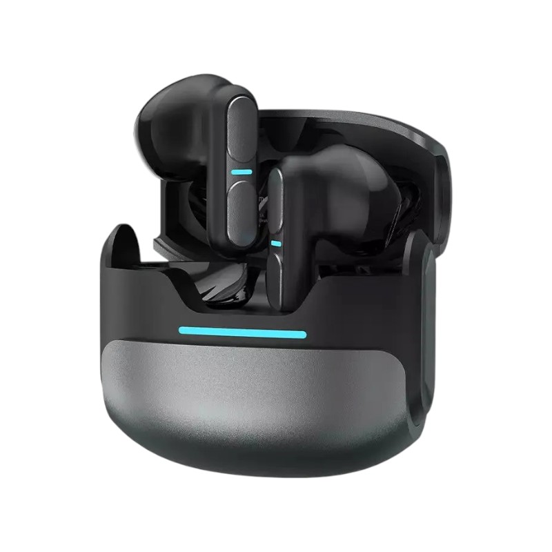 Безжични Bluetooth слушалки с калъф за зареждане - TG-11 - 721289 - Сиви