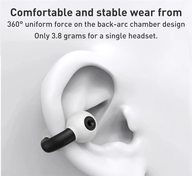 Безжични Bluetooth слушалки с калъф за зареждане - TS-10 - 721562 - Бели