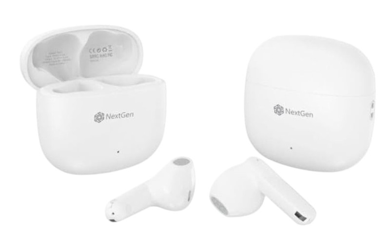 Безжични Bluetooth слушалки с калъф за зареждане - TN-31 - 721760 - Бели