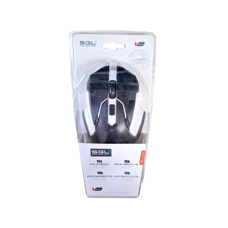 Безжична мишка - K015 - 177319 - Черно с бяло