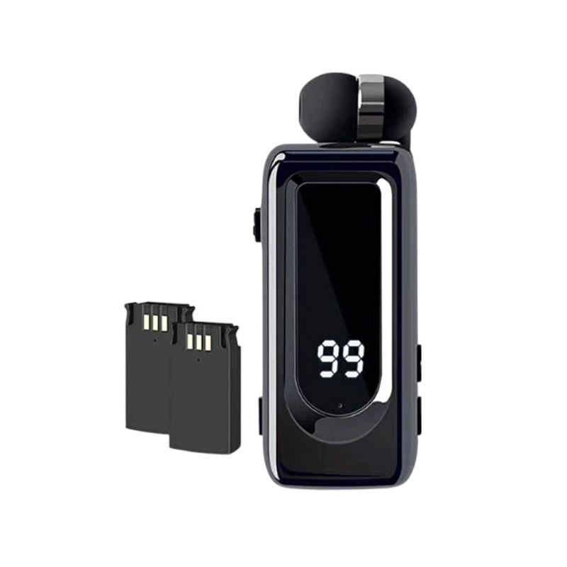 Безжични Bluetooth слушалки с 2 батерии - D70 PRO - 230007 - Черни