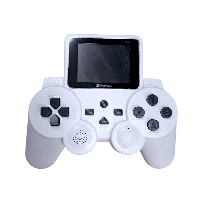 Преносима игрова конзола с 2 контролера - S10 - 810460 - Бяла