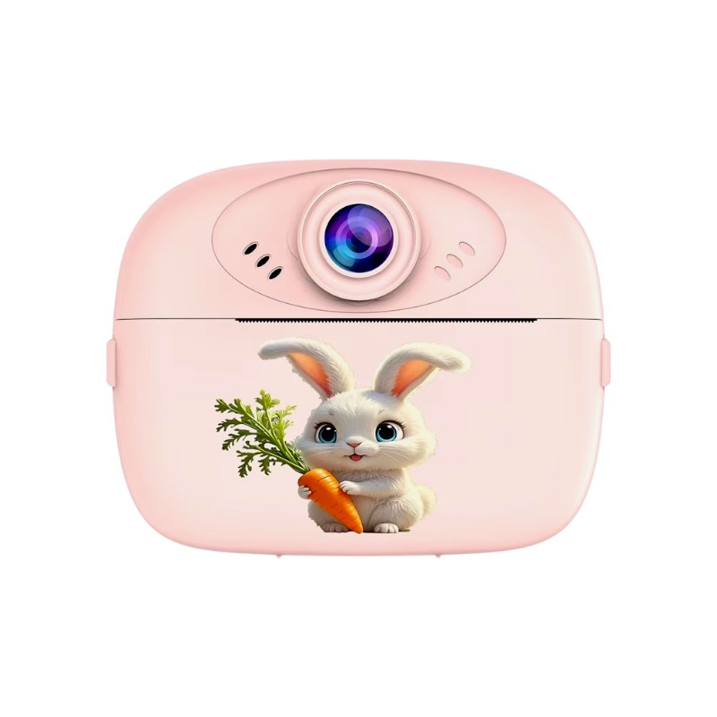 Дигитален фотоапарат с принтер за моментални снимки - AM300 - 812747 - Розов