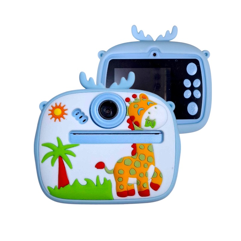 Дигитален фотоапарат с вграден термопринтер - AM300-1 - 812754 - Син