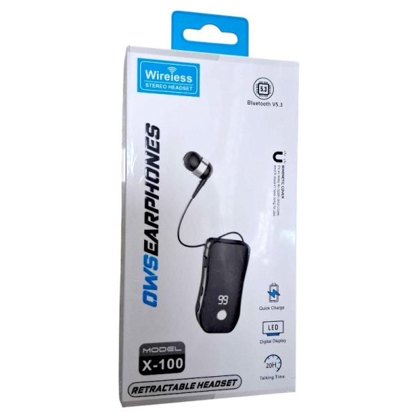 Безжични Bluetooth слушалки - X100 - 920135 - Черни