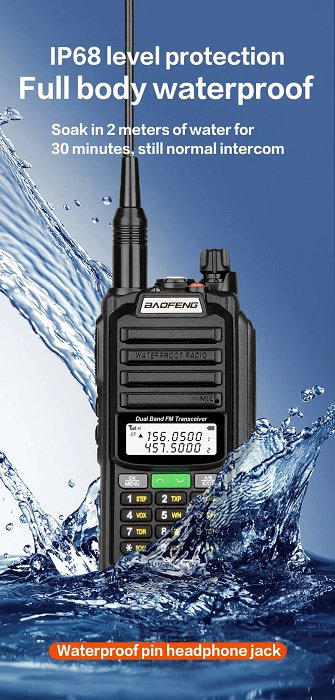 Φορητός πομποδέκτης UHF/VHF - UV98 PRO - Baofeng - 402987 - Black